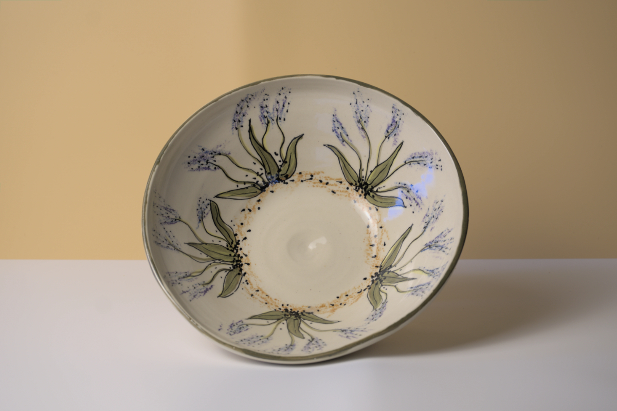 Hand painted decorative bowl